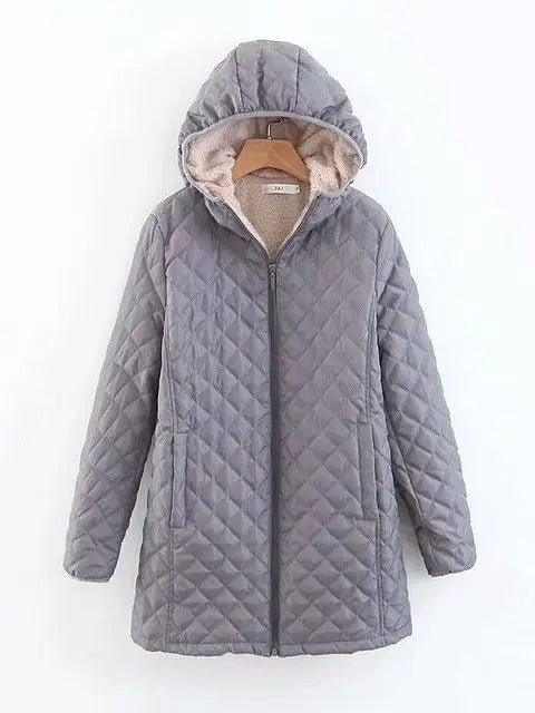 Theresa | Warm quilted jacket with hood