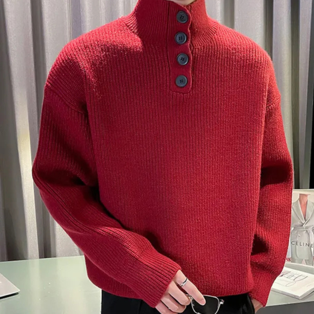 Cozy knit sweater for women 