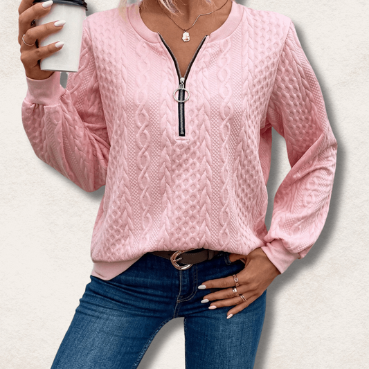 Nadia™ - Zip-up sweater