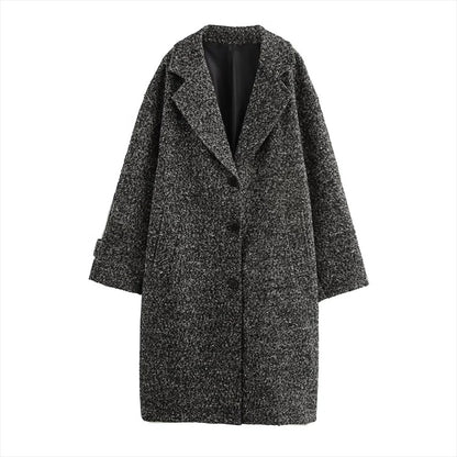 Frieda | Long wool coat with a classic cut