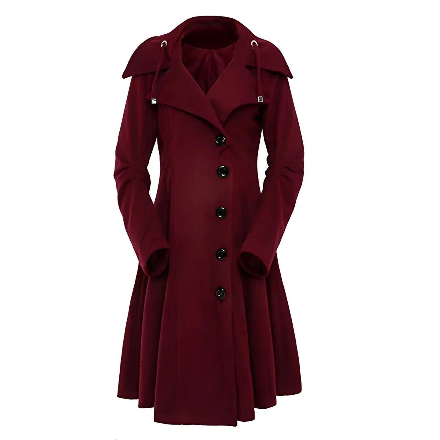 Karla | Elegant trench coat with hood