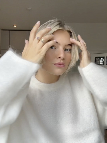 Cozy soft mohair knit sweater 