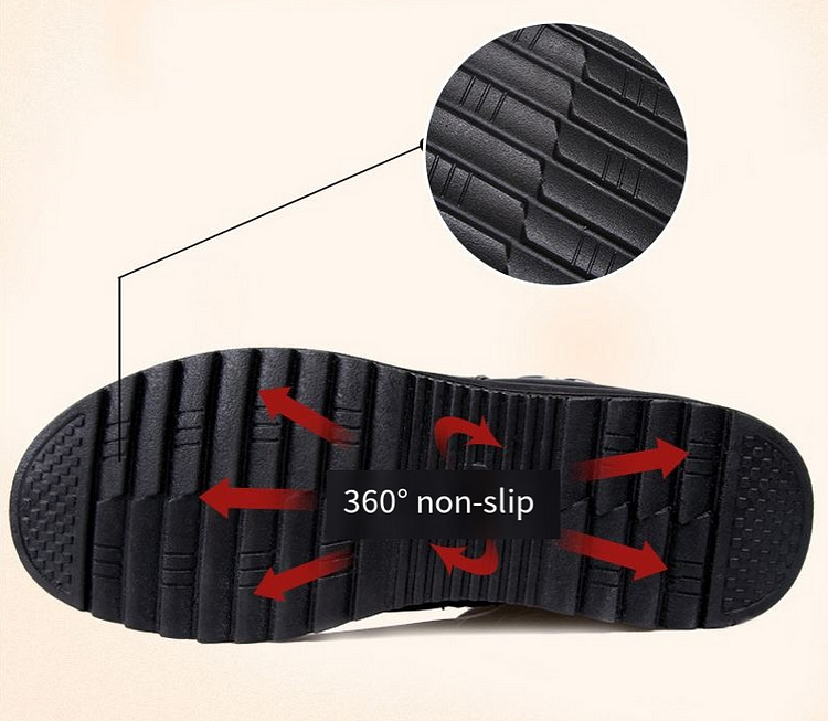 Genuine leather orthopedic boots for comfortable support 