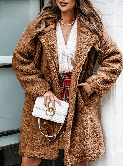 Frieda | Cozy teddy coat for cold winter days
