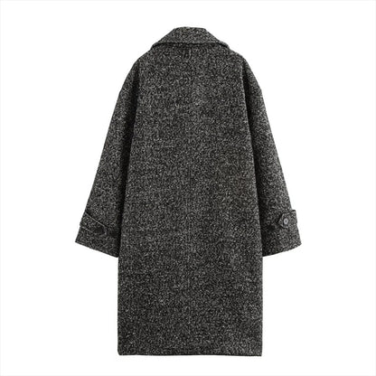 Frieda | Long wool coat with a classic cut