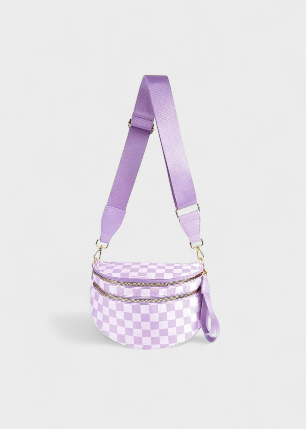 Elegant leather belt bag for hands-free fashion 