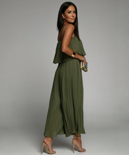Julia | Elegant women's one-piece with pleats