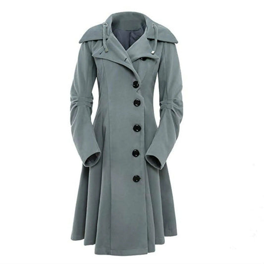 Karla | Elegant trench coat with hood