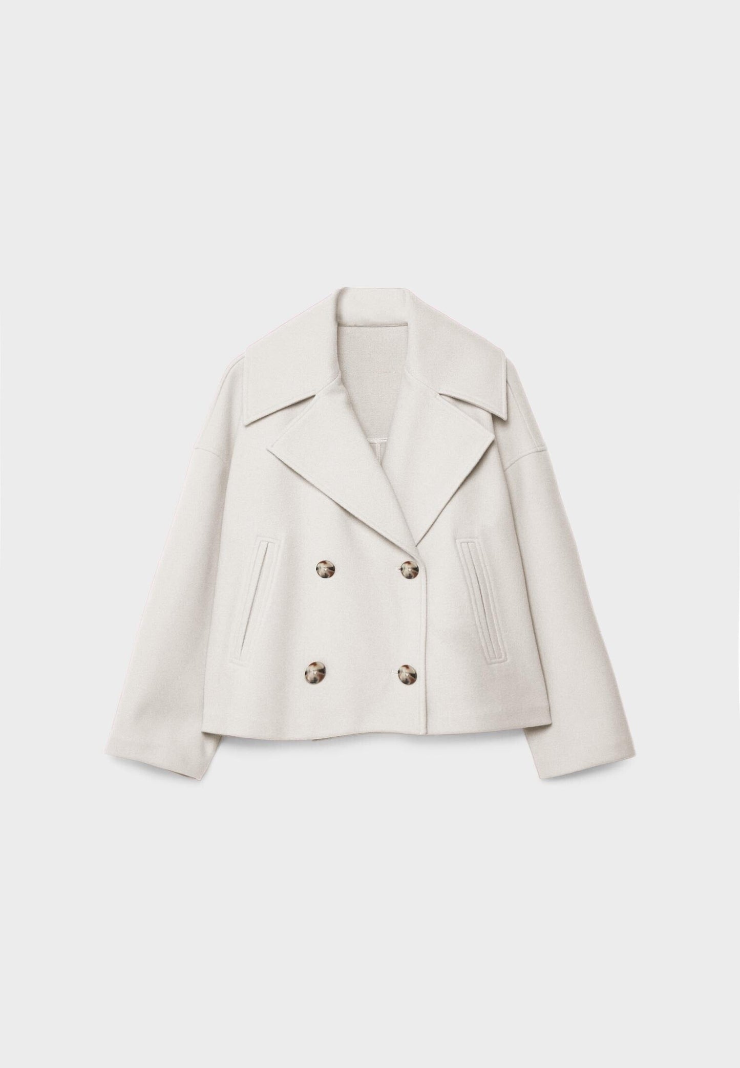 Timeless classic short coat for women 