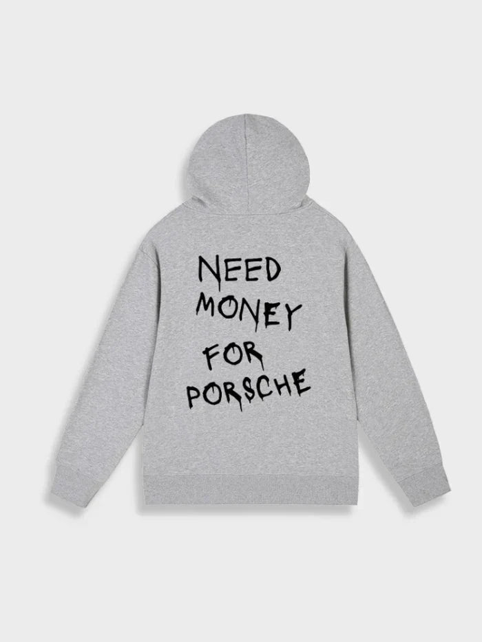 Comfortable leisure hoodie with playful graphic design 