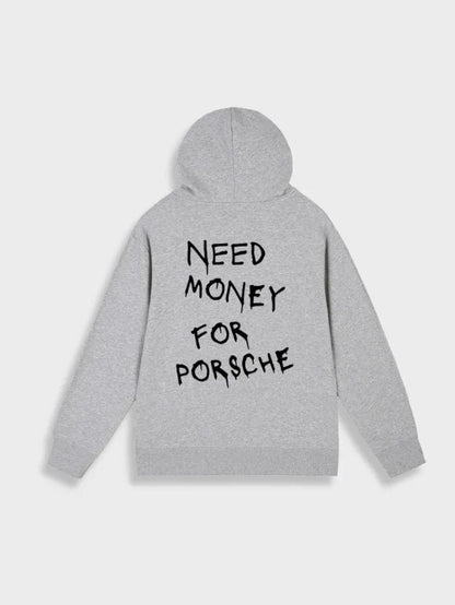 Comfortable leisure hoodie with playful graphic design 