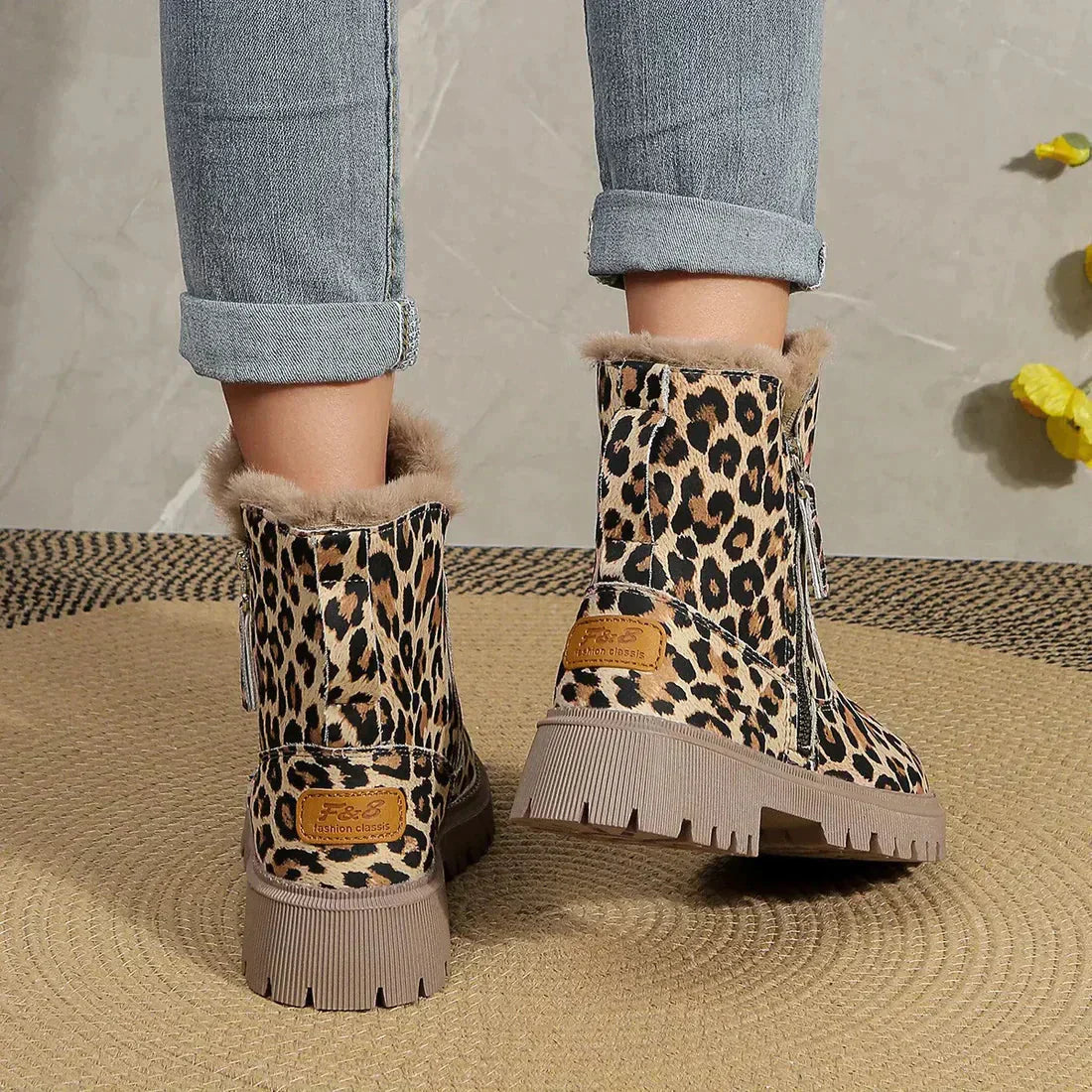 Stylish leopard print ankle boots for trendy outfits 