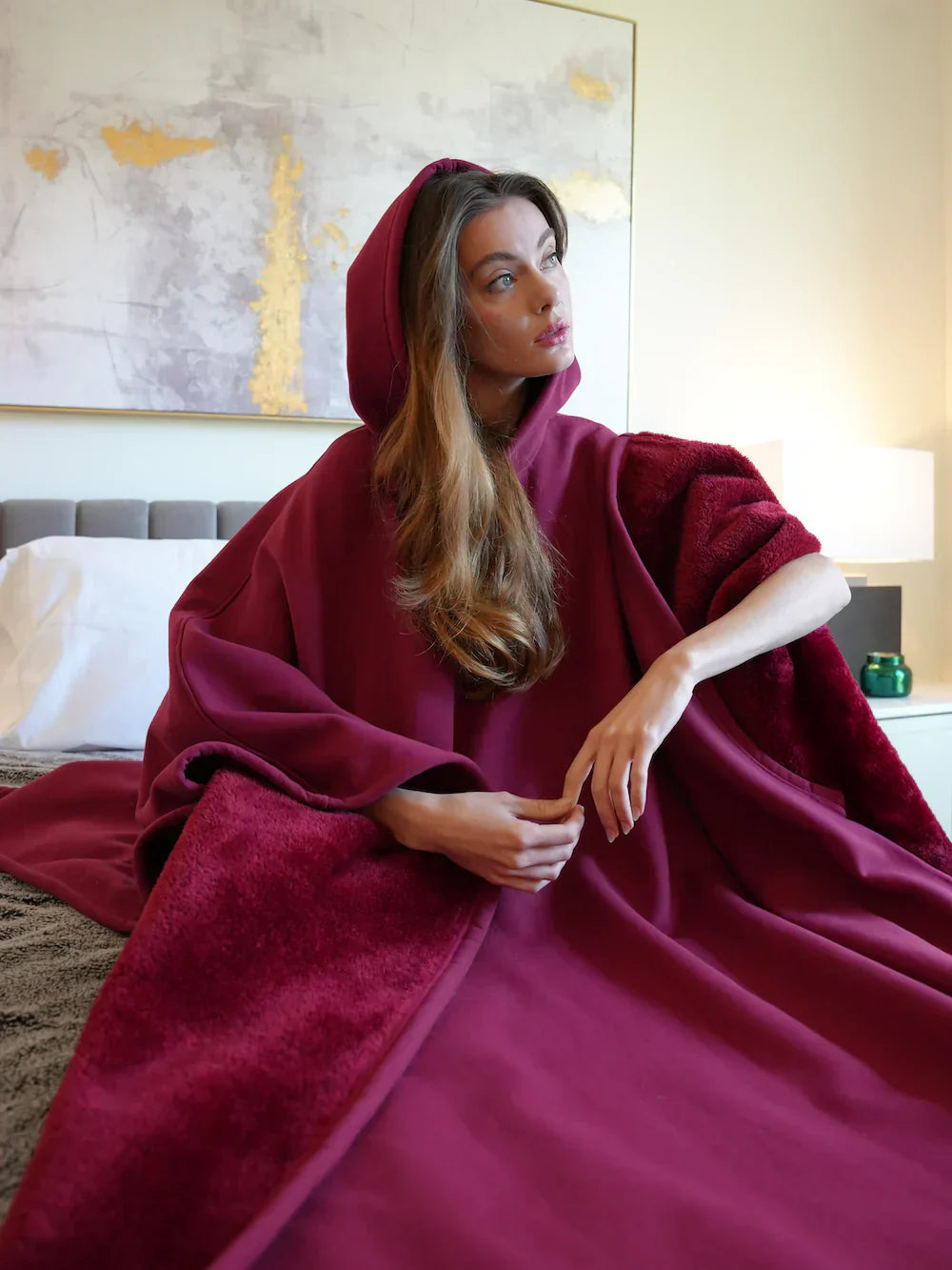 Cozy oversized hoodie blanket for ultimate comfort 
