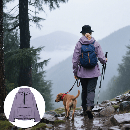 Women's 3-in-1 waterproof jacket for outdoor adventures 