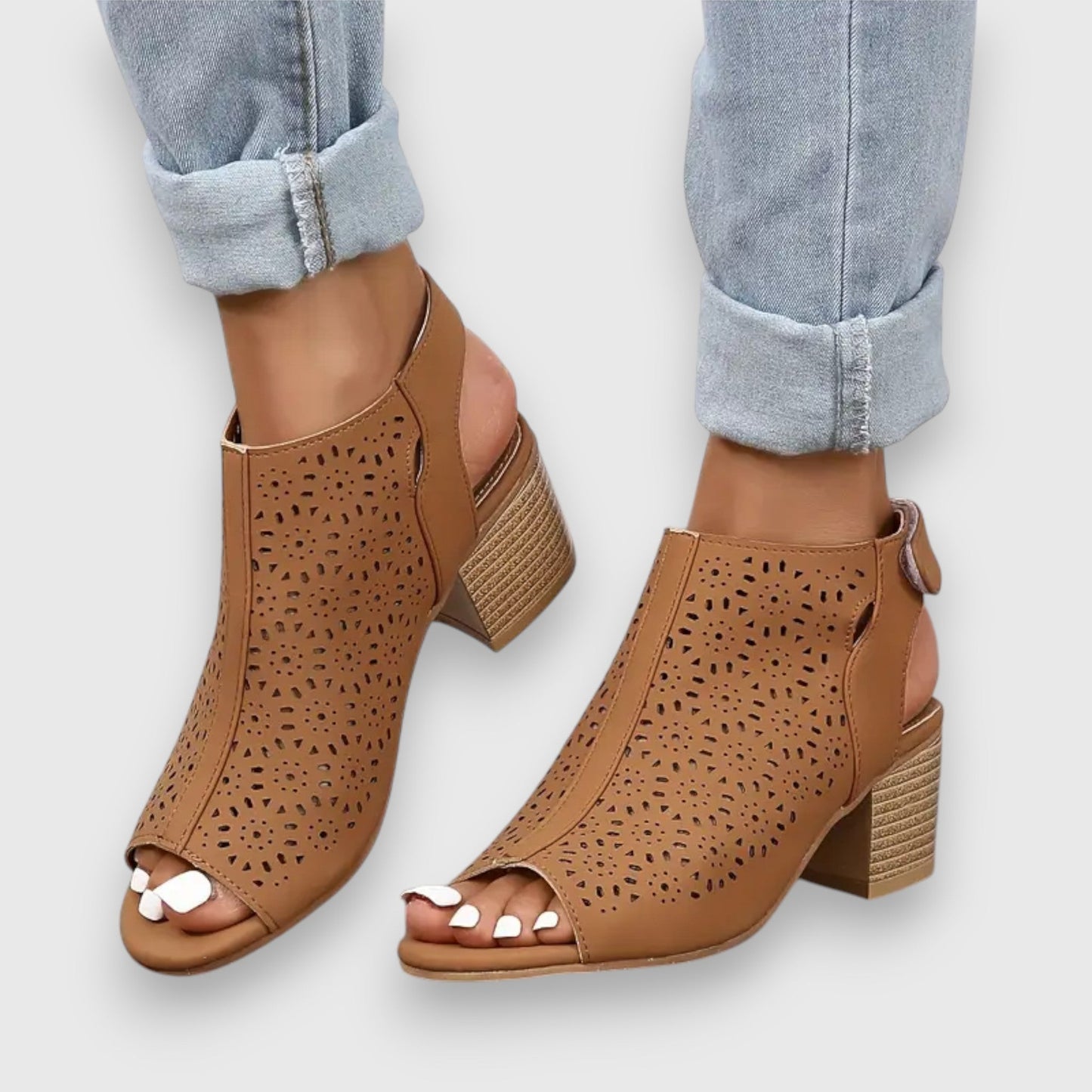 Julia | Elegant women's summer shoes, lightweight open sandals