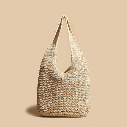 Julia | Woven straw bag for the beach