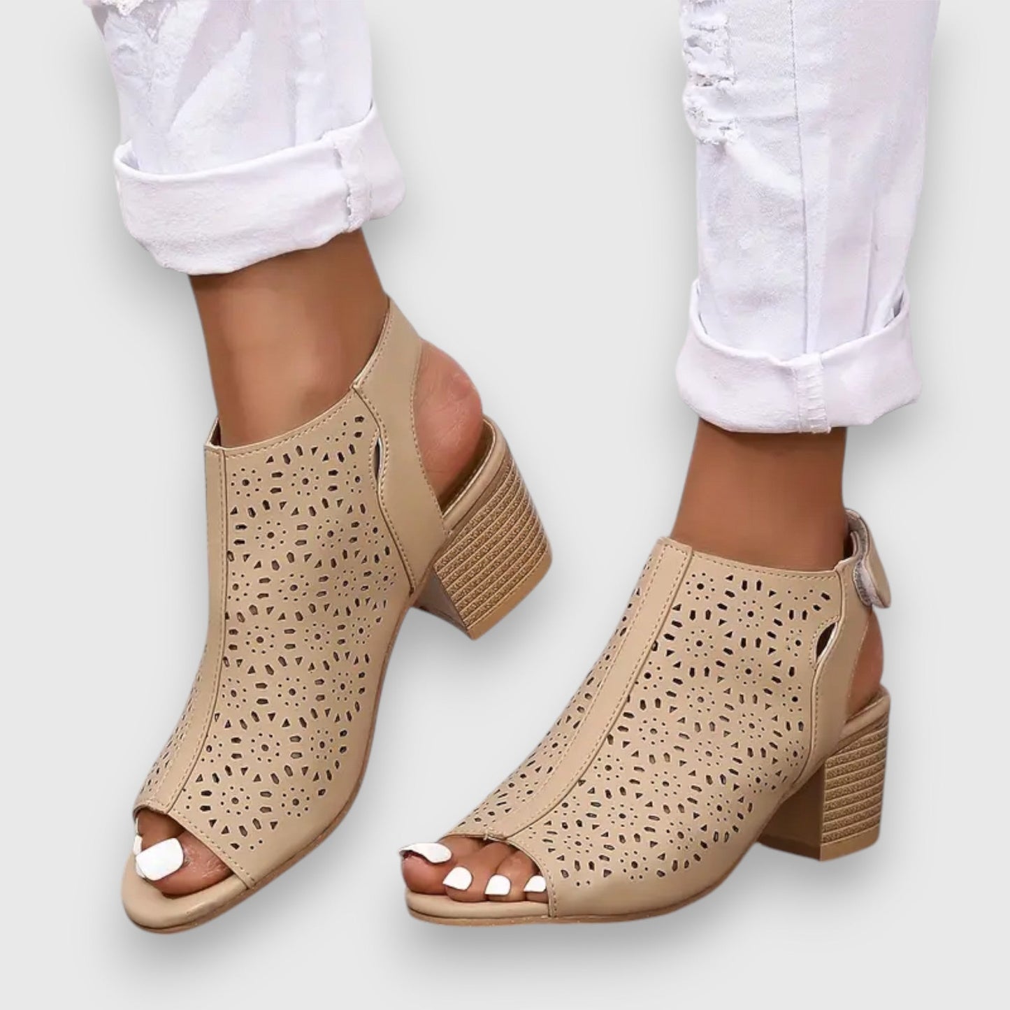 Julia | Elegant women's summer shoes, lightweight open sandals