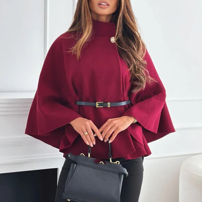 Frank™ - Stylish cape with belt