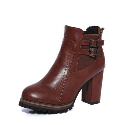Greta™ - Block heel ankle boots for style