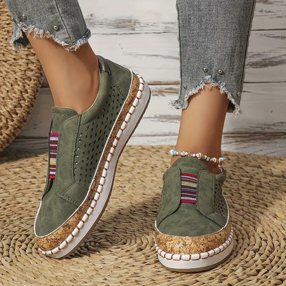 Airy Hollow Slip-On Summer Shoes for Women 