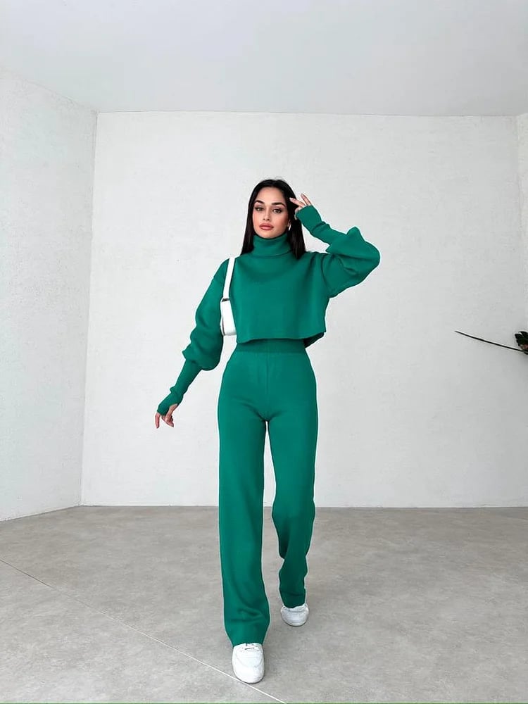 Lory™ - Turtle Knit Suit [Last Day Discount]
