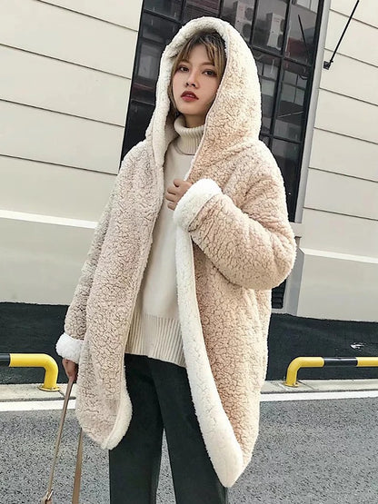 Theresa | Fluffy teddy coat