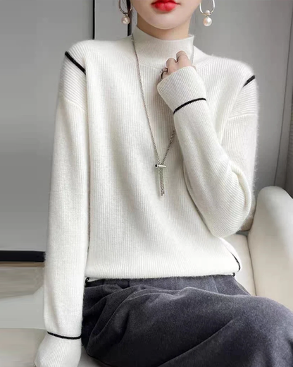 Erica™ - Elegant simple turtleneck sweater 