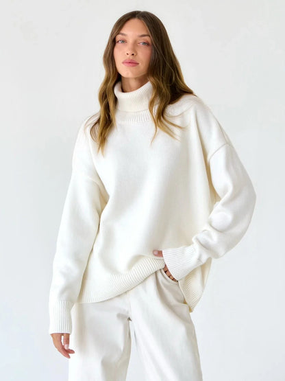 Adler™ – Cozy oversized turtleneck sweater