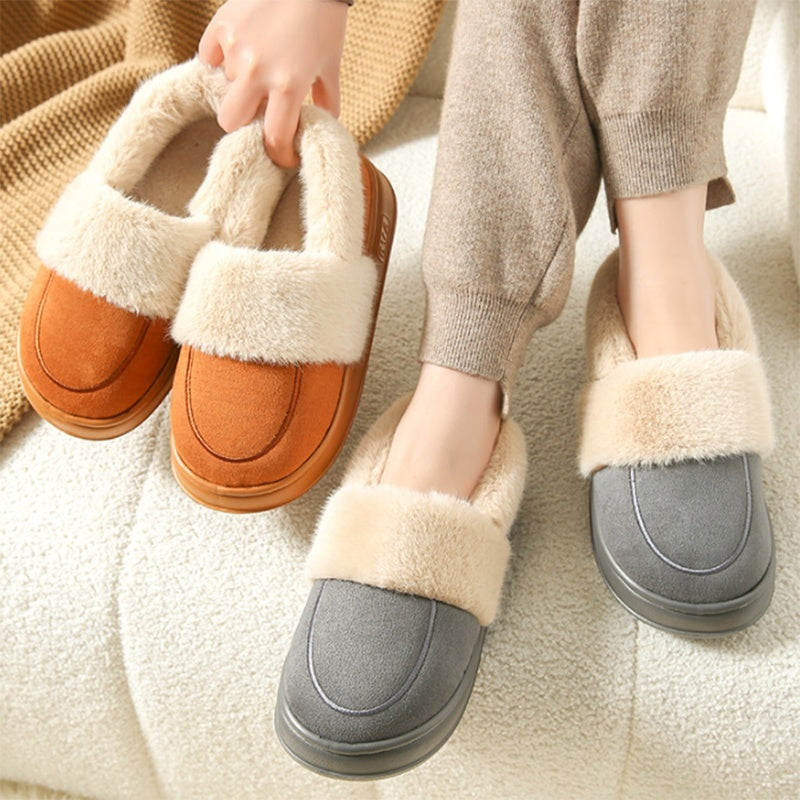 Cozy plush slippers for women 