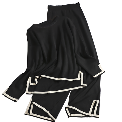 Classy Elastic Knit Lounge Set 