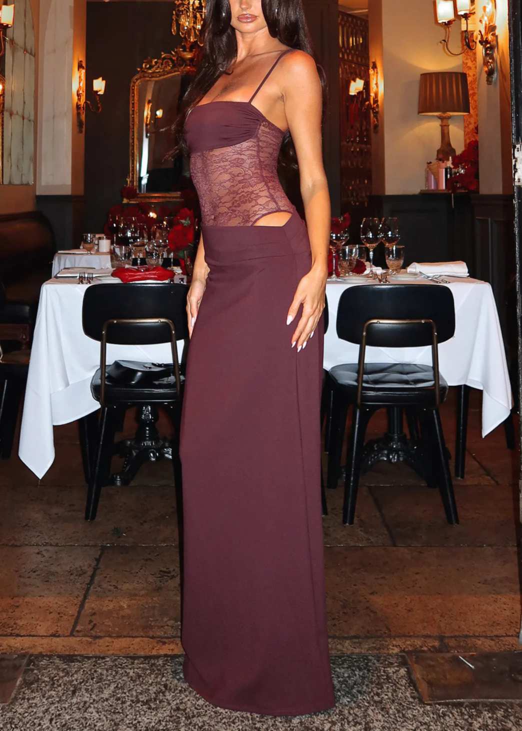 Florentine | Lace maxi dress