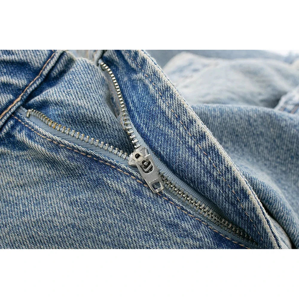 Klara™ - Vintage high-waisted baggy jeans
