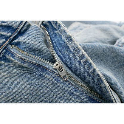 Klara™ - Vintage high-waisted baggy jeans