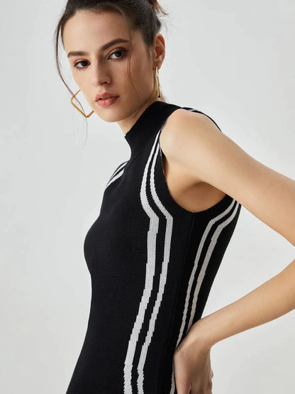 Valeria™ - Asymmetric knit dress 