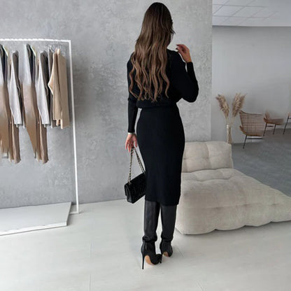 Angel™ - Elegant sweater and skirt set