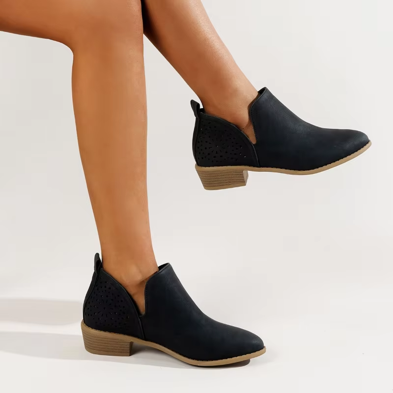 Ava™ - Pointed Toe Ankle Boots