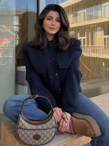 Gisela™ - Casual women's pocket jacket