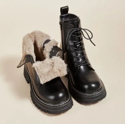 Riza™ - Women's fur ankle boots