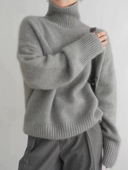 Lin™ - Cashmere turtleneck sweater