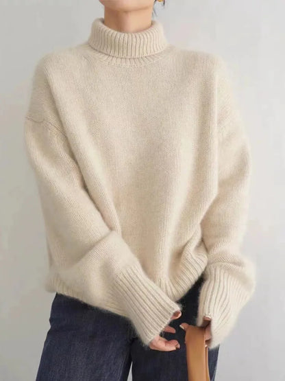 Lin™ - Cashmere turtleneck sweater