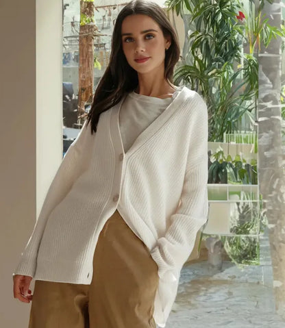Ivy™ - Cashmere V-neck cardigan