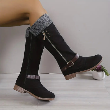 Fionna™ - Solid-colored long boots for women 