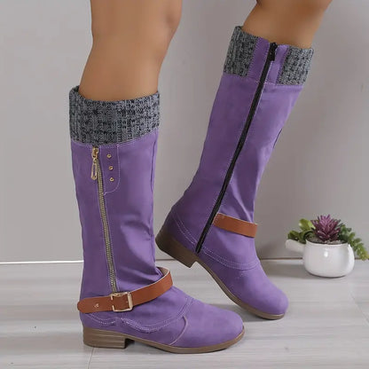 Fionna™ - Solid-colored long boots for women 