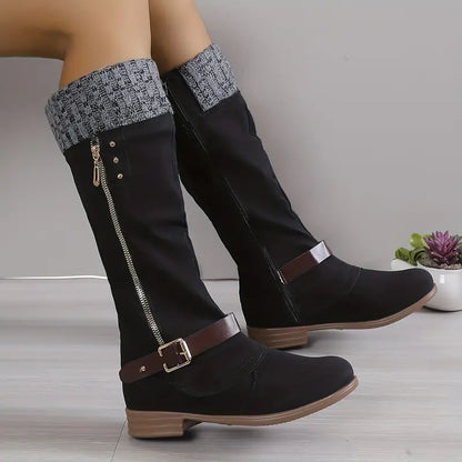 Fionna™ - Solid-colored long boots for women 