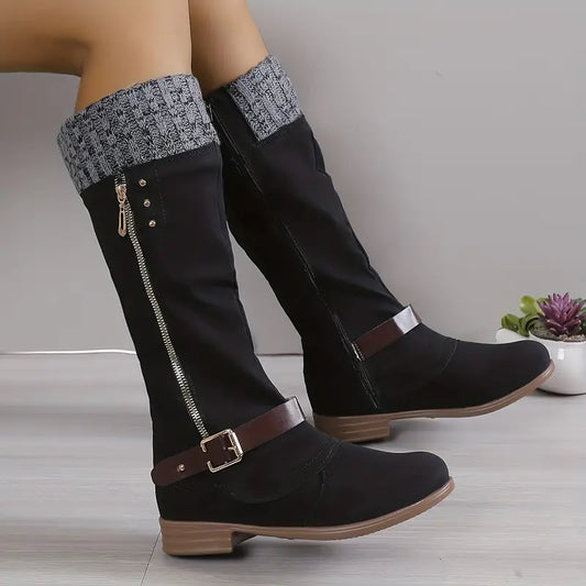 Fionna™ - Solid-colored long boots for women 
