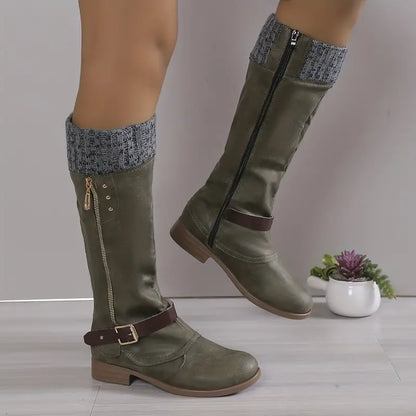 Fionna™ - Solid-colored long boots for women 