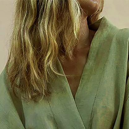 Elaina™ - V-neck kimono-style summer dress