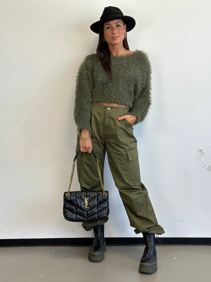 Nova™ - Hairy Knit Sweater 