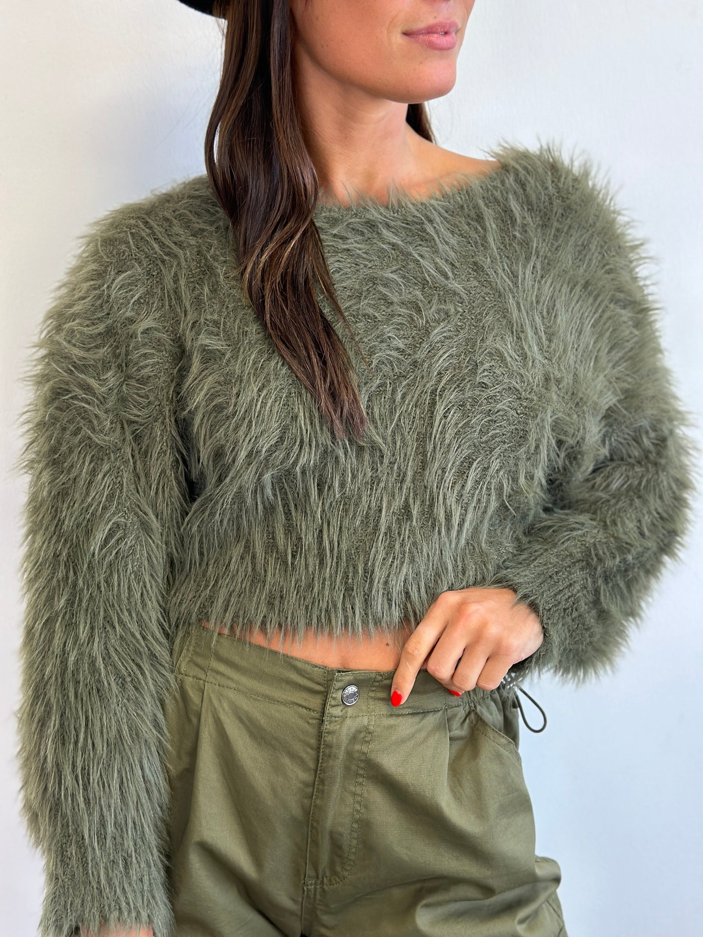 Nova™ - Hairy Knit Sweater 