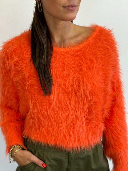 Nova™ - Hairy Knit Sweater 